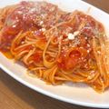 揚げ物love's cooksnap of when they made 酸っぱくない！本格濃厚トマトソースパスタ.