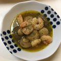 クック78R779☆'s cooksnap of when they made 海老とマッシュルームのアヒージョ.