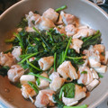 しみず313's cooksnap of when they made 鶏もも肉とほうれん草のバター炒め.