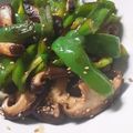 オアシス☆彡's cooksnap of when they made お弁当に☆ピーマンとしいたけのきんぴら.