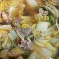 クックみみこ☆'s cooksnap of when they made 風邪撃退！生姜とニンニクたっぷり鶏鍋.
