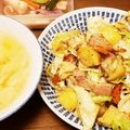 ホワイト餃子大久保's cooksnap of when they made ベーコンじゃが芋キャベツのマヨネーズ炒め.