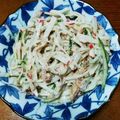 かおかおざえもん's cooksnap of when they made サバ缶と大根の冷サラダ^^*.