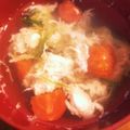 halley's cooksnap of when they made 卵白消費にも☆ネギタマスープ♪.