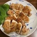 く～にゃんにゃん's cooksnap of when they made 鳥モモ肉☆フライパンでパリパリ焼き.