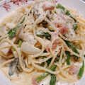 あちゃママ♡'s cooksnap of when they made 牡蠣とほうれん草のクリームパスタ.