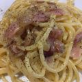 ノンナマリア's cooksnap of when they made イタリア人シェフ直伝☆美味カルボナーラ.