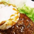 NEKOほっぺ's cooksnap of when they made ♡余ったハンバーグでロコモコ丼♡.