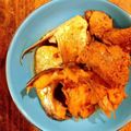 kitchenYUU's cooksnap of when they made カンパチカマの煮付け・焼きネギ添え.