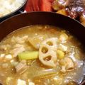 なすのお漬物's cooksnap of when they made 蓮根の擦り流し味噌汁〜根菜たっぷり♫.