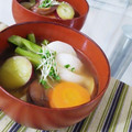 Yukiまむ's cooksnap of when they made 白カブとさつまいものお味噌汁.