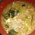 まりゆりひろこ's cooksnap of when they made ぽかぽか♡小松菜とひき肉の生姜スープ.