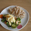 くーちなし's cooksnap of when they made 夏にさっぱり★もやしと鶏ささみのおひたし.