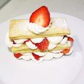 くっくペタ's cooksnap of when they made ♡本格！ケーキ屋さんの苺ミルフィーユ♡.