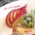 ♪キッチンmama's cooksnap of when they made りんごの切り方 フルーツアート 飾り切り.