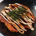 bethmama's cooksnap of when they made うまい棒でお好み焼き.