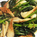ぶっちー☆☆'s cooksnap of when they made お弁当☆ほうれん草とちくわのめんつゆ炒め.
