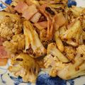 子羊達のママ☆'s cooksnap of when they made 茹でずに簡単！カリフラワー のカレー炒め.