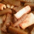 中kurukuru's cooksnap of when they made 簡単ちくわとこんにゃく ピリ辛醤油炒め.