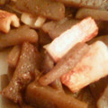 中kurukuru's cooksnap of when they made 簡単ちくわとこんにゃく ピリ辛醤油炒め.