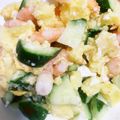 67luna's cooksnap of when they made ぷりっぷりエビとキュウリの卵ポテサラ★.