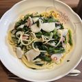 あやり〜's cooksnap of when they made 春菊とホタテのレモンパスタ.