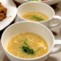 ♡てるてる♡'s cooksnap of when they made 茶碗蒸し風？！のたまごスープ.