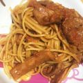 まりょたそ's cooksnap of when they made イカのワタでコクうま☆トマトソースパスタ.