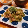 naganyo's cooksnap of when they made 母の味、盛りだく胡瓜の生姜焼き！.