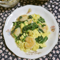 mmameco's cooksnap of when they made ほうれん草と海老の中華風玉子炒め.