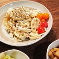 ハチワレねこ's cooksnap of when they made れんこんのソイマヨサラダ.