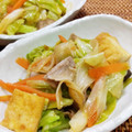 さくらスキップ's cooksnap of when they made ご飯が進む！厚揚げとキャベツのキムチ炒め.