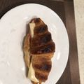 KAORU4649's cooksnap of when they made ハムとチーズのクロワッサンサンドイッチ.