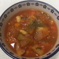 茶々くりこ。's cooksnap of when they made トマト缶で簡単に　濃ゆ～いミネストローネ.