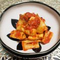 バカリャウ's cooksnap of when they made STAUB＊レンコンとエリンギのトマト煮.