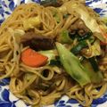 クック2JGSW3☆'s cooksnap of when they made もつ鍋リメイク♪もつ焼きそば.