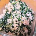 noaさん's cooksnap of when they made ニンジンの葉の白和え.