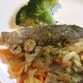 ローディーはぴ's cooksnap of when they made 鱈のムニエル彩り野菜ソース添え♪.
