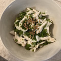 caruga's cooksnap of when they made ぶっかけめかぶと鶏ササミのさっぱり和え☆.