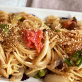♪ミチル♪'s cooksnap of when they made たらこときのこの和風パスタ.