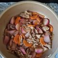 紅茶とチーズケーキ's cooksnap of when they made 焼肉のタレで☆カブと豚肉のゴロゴロ煮.