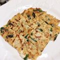 kpえもん♪'s cooksnap of when they made 魔女の生地から作るチヂミ.