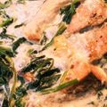 noayane's cooksnap of when they made 鮭と小松菜クリーム煮(簡単).