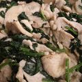 やすらー's cooksnap of when they made 塩麹で豚ロースとほうれん草の炒め物.