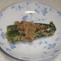 きらり流れ星's cooksnap of when they made オクラの胡麻和え.
