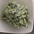 ma___111's cooksnap of when they made 私の水菜の梅マヨサラダ.