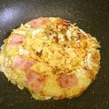 クックNLGQXN☆'s cooksnap of when they made たこ焼き粉のお好み焼き~★.
