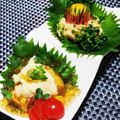 辰夫女子's cooksnap of when they made オリジナル手作り湯葉のお刺身.