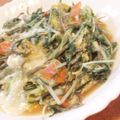聖まま３'s cooksnap of when they made ☆簡単☆水菜としらすのさっと煮卵とじ.