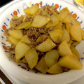 おから料理は's cooksnap of when they made 絶品♪簡単♪挽肉新ジャガ芋焼肉のタレ炒め.